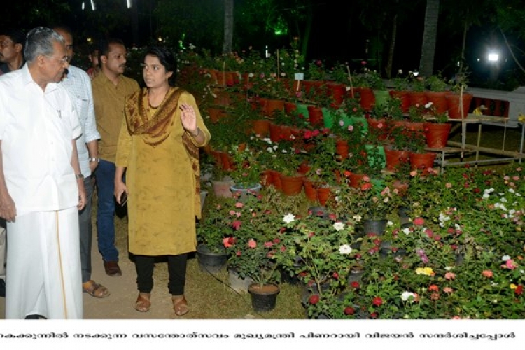 Chief Minister Pinarayi Vijayan at Vasantholsavam