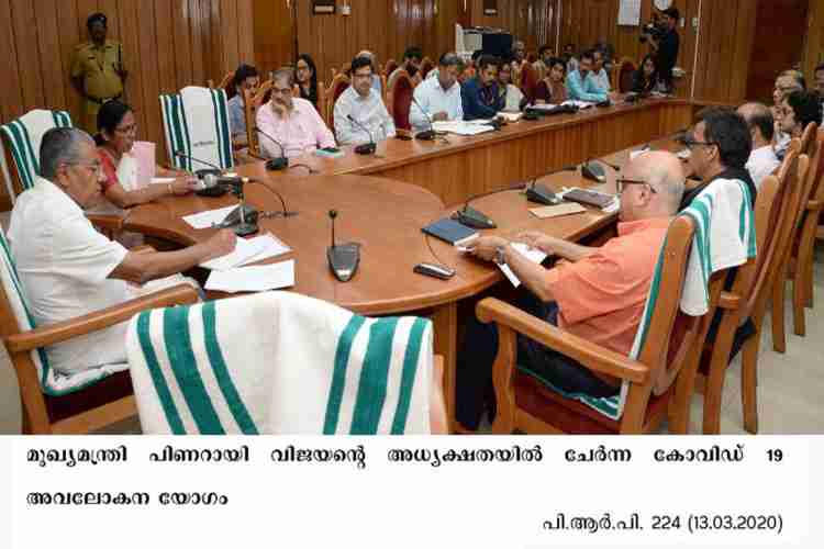 CM at Covid19 review meeting