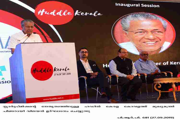 Chief Minister Pinarayi Vijayan inaugurates Huddle Kerala